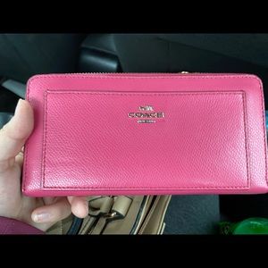 Coach leather wallet